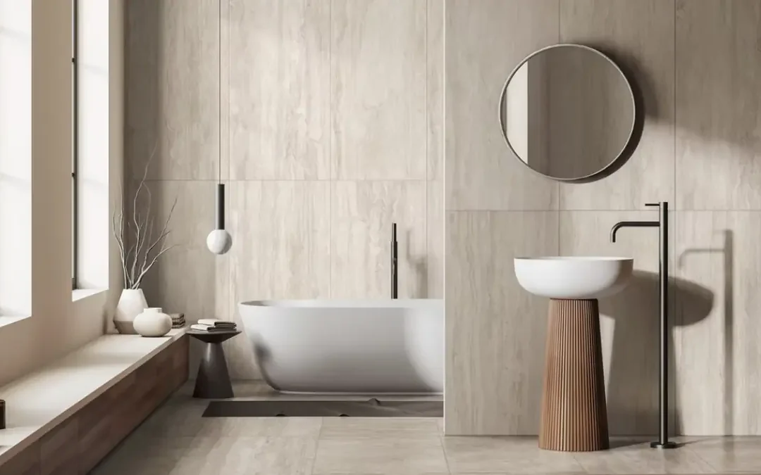 Travertine & Natural Stone Effect Porcelain Tiles: The Complete Guide